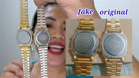 fake casio watch vs original|casio watch authenticity check.